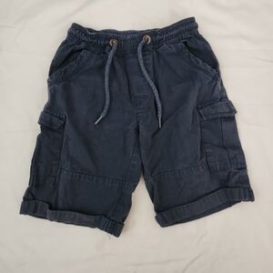 Max boys boys size 3-4 blue cargo shorts #W04